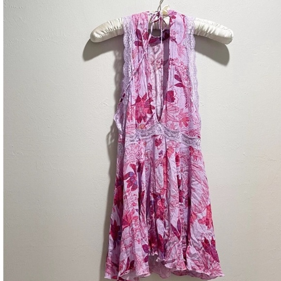 FREE PEOPLE Floral PrintShe Moves Chemise Mini
Dress in Purple Sz XS - Picture 2 of 10